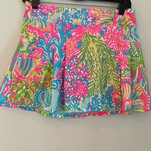 Lilly Pulitzer Simone Luxletic Simone skort in Lovers Coral